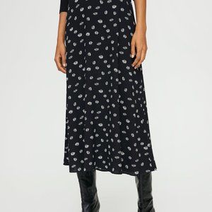 Wilfred Black Skirt - Daisy print